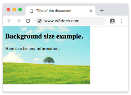 Propiedad CSS background-size