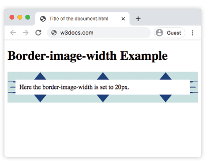 Propiedad CSS border-image-width