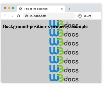 CSS background-position-x establecido al 70%