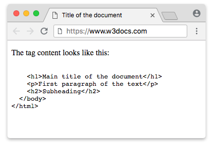 ejemplo de la etiqueta plaintext