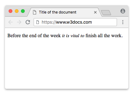 ejemplo de texto en cursiva