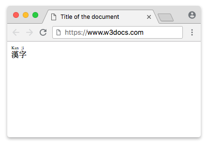 ejemplo de etiqueta rt