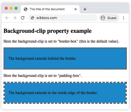 Propiedad CSS background-clip