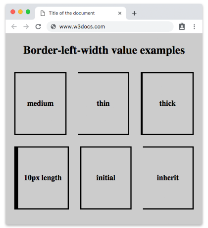  Propiedad CSS border-left-width