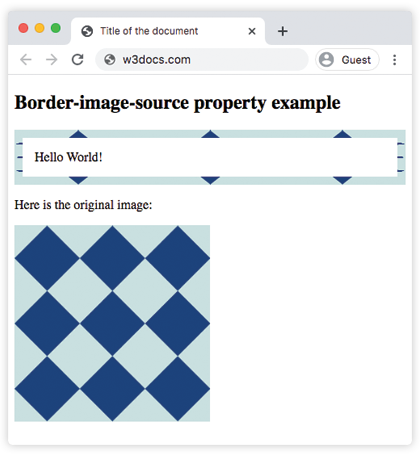 Descripción de CSS border-image-source